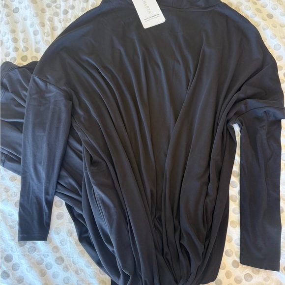 Athleta Black Modal Full Length Robe - Picture 3 of 4